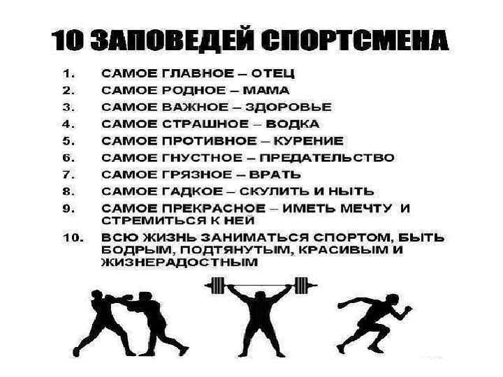 Кодекс спортсмена и тренера