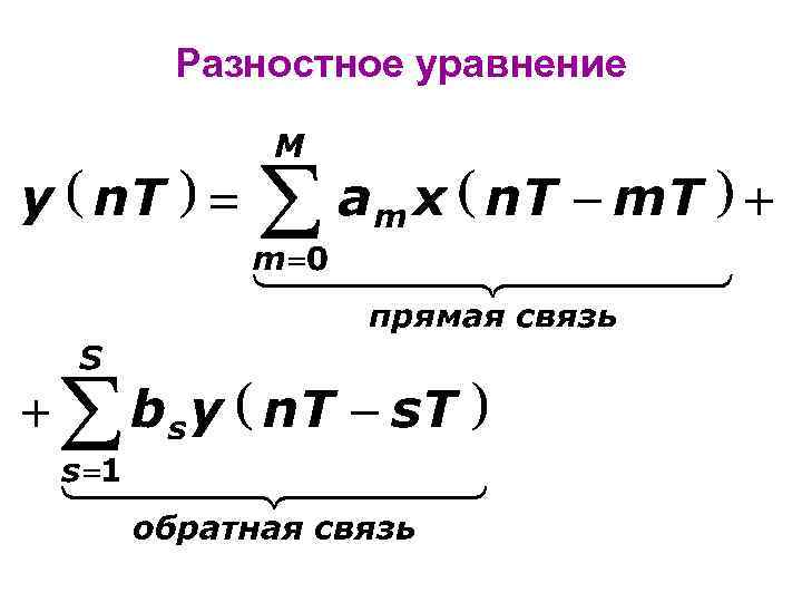 Разностное уравнение 