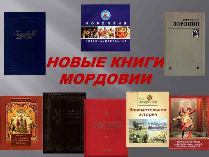 НОВЫЕ КНИГИ МОРДОВИИ 