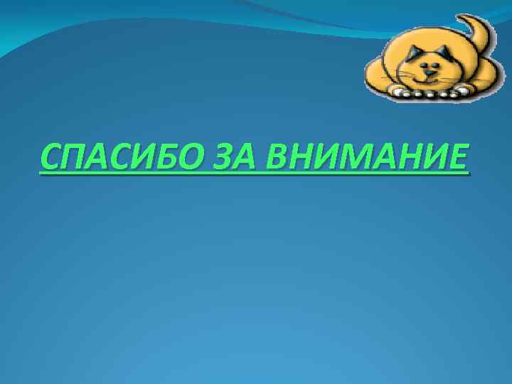 СПАСИБО ЗА ВНИМАНИЕ 