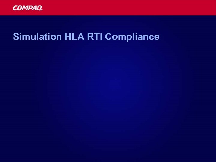 Simulation HLA RTI Compliance 