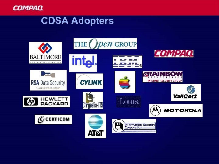 CDSA Adopters 