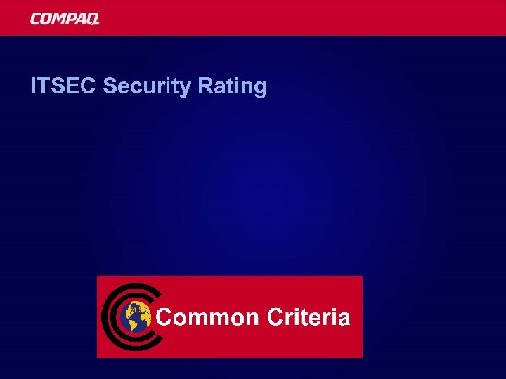 ITSEC Security Rating 