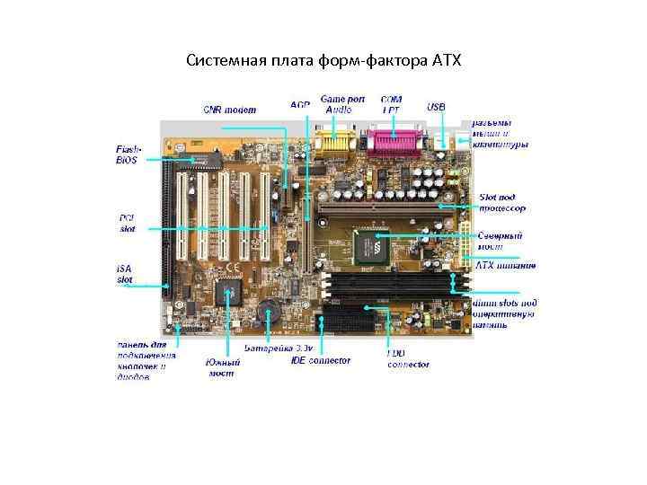 Системная плата персонального компьютера назначение состав и характеристики