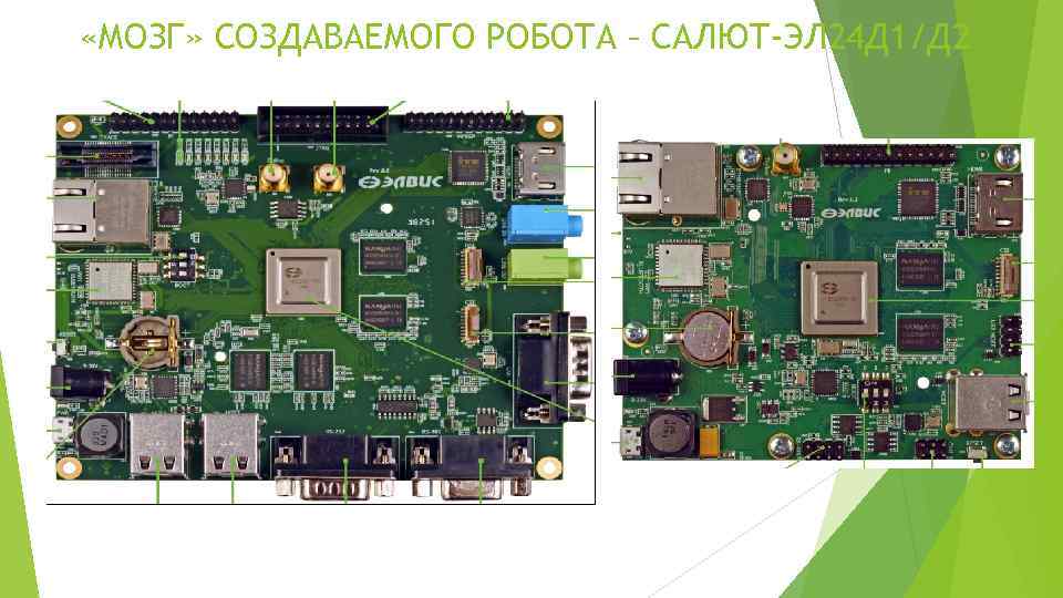  «МОЗГ» СОЗДАВАЕМОГО РОБОТА – САЛЮТ-ЭЛ 24 Д 1/Д 2 