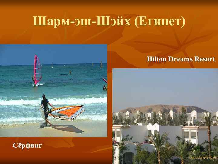 Шарм-эш-Шэйх (Египет) Hilton Dreams Resort Сёрфинг 