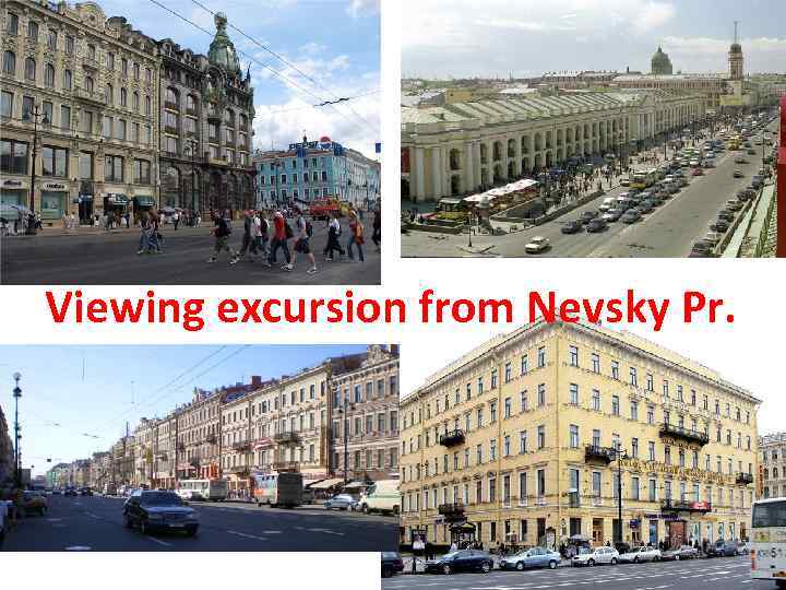 Viewing excursion from Nevsky Pr. 