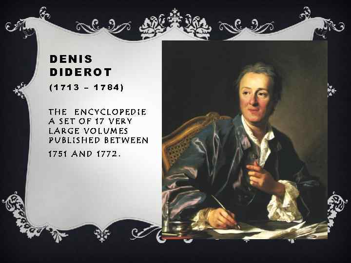 DENIS DIDEROT (1713 – 1784) THE ENCYCLOPEDIE A SET OF 17 VERY LARGE VOLUMES