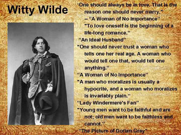 Witty Wilde 