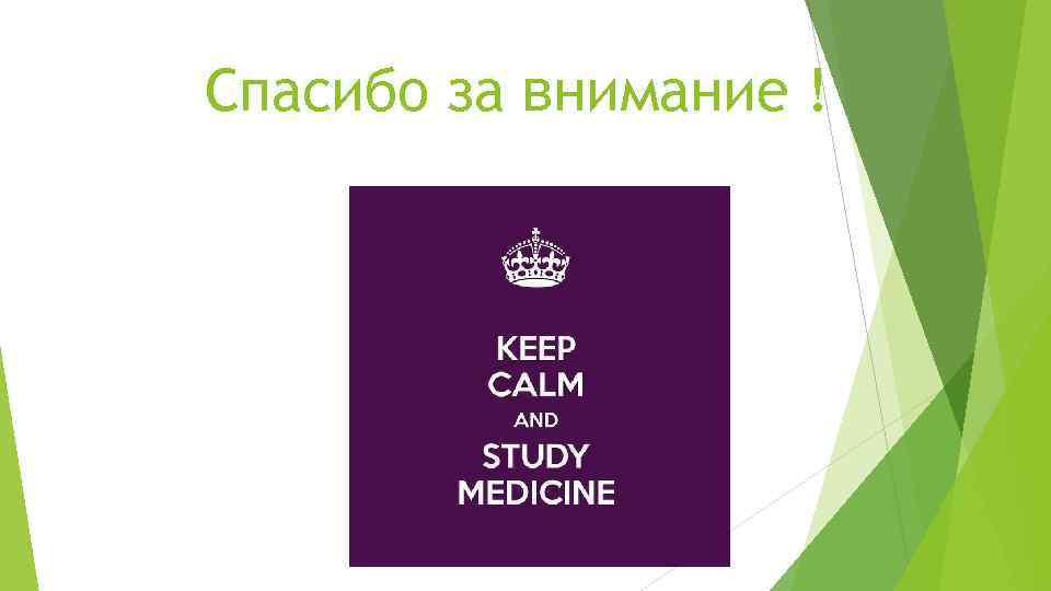 Спасибо за внимание ! 