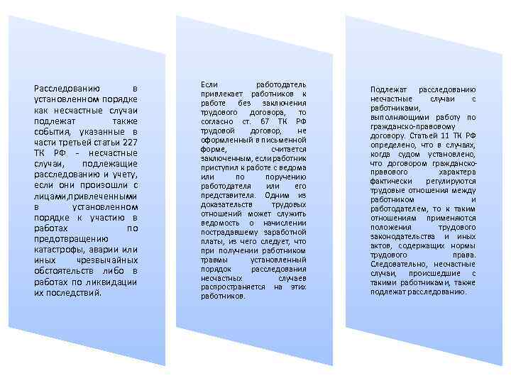Расследованию в установленном порядке как несчастные случаи подлежат также события, указанные в части третьей