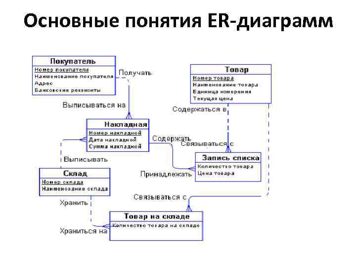 Основные понятия ER-диаграмм 