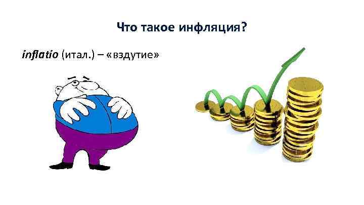 Что такое инфляция? inflatio (итал. ) – «вздутие» 