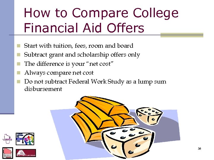How to Compare College Financial Aid Offers n Start with tuition, fees, room and