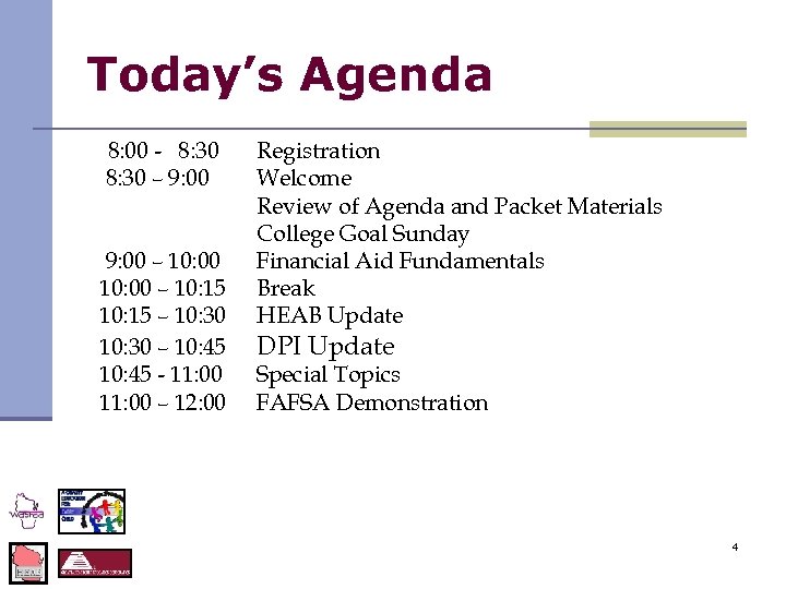 Today’s Agenda 8: 00 - 8: 30 – 9: 00 – 10: 15 –