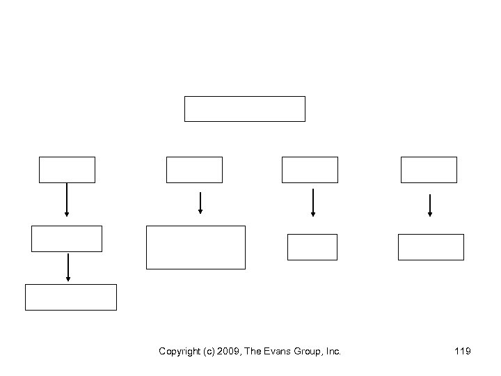 Copyright (c) 2009, The Evans Group, Inc. 119 