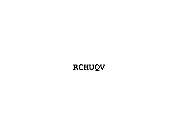 RCHUQV 