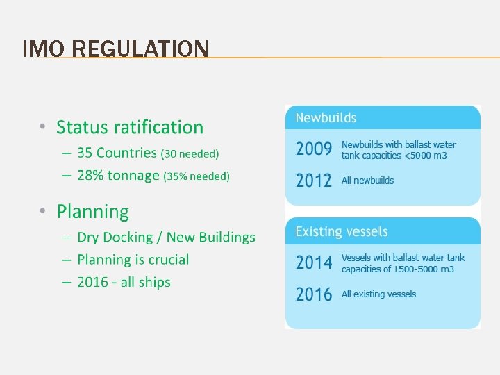 IMO REGULATION 