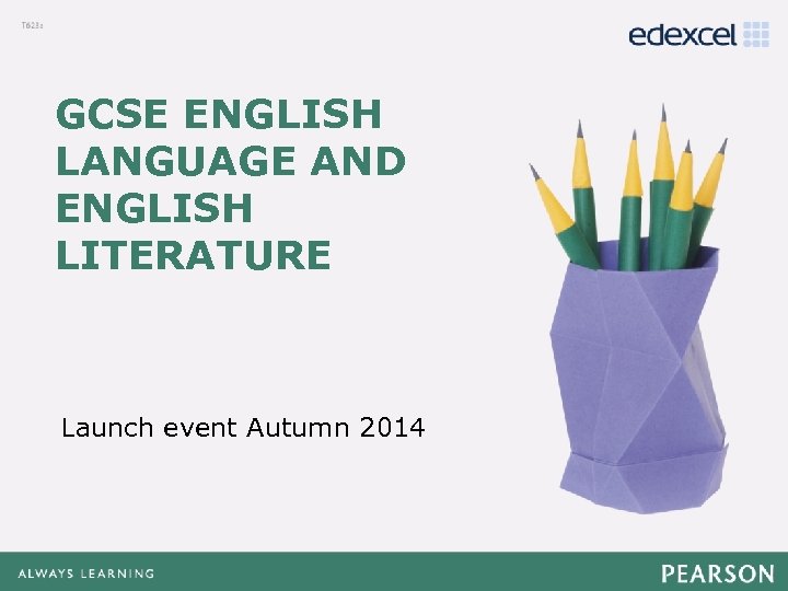 Click to edit Master title style GCSE ENGLISH LANGUAGE AND • Click to edit