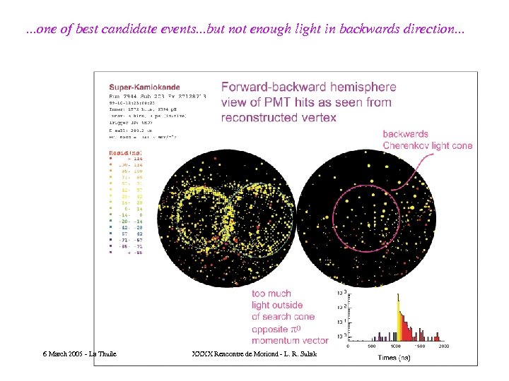 . . . one of best candidate events. . . but not enough light