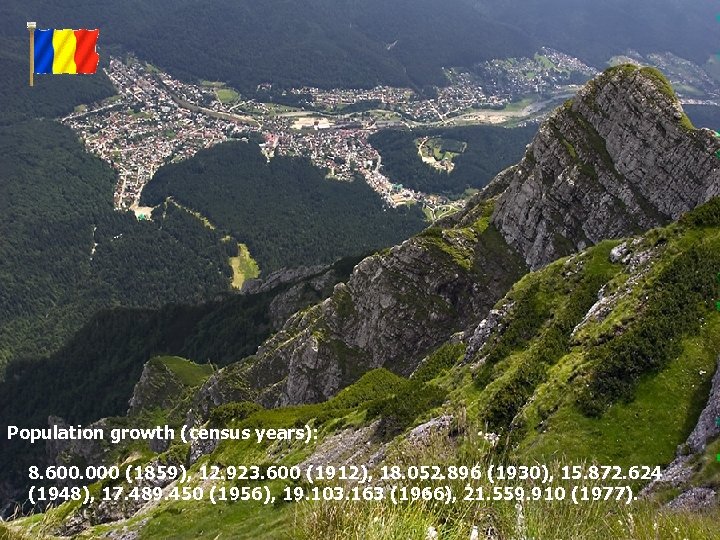 Population growth (census years): 8. 600. 000 (1859), 12. 923. 600 (1912), 18. 052.