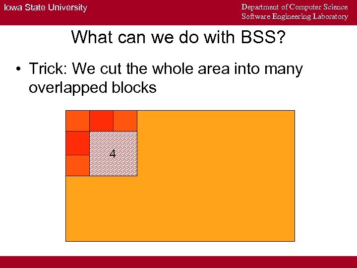 Department of Computer Science Software Engineering Laboratory Iowa State University What can we do