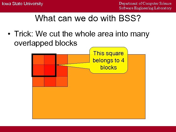 Iowa State University Department of Computer Science Software Engineering Laboratory What can we do