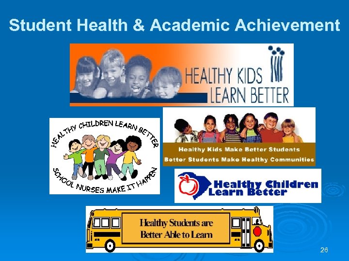 Student Health & Academic Achievement 26 