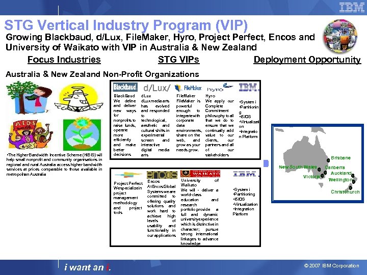 STG Vertical Industry Program (VIP) Growing Blackbaud, d/Lux, File. Maker, Hyro, Project Perfect, Encos