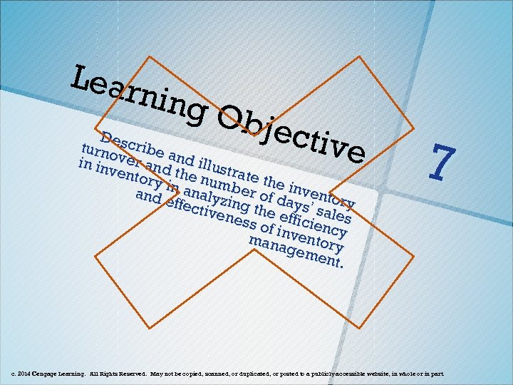 Lear ning Obje Desc ctive turno ribe a in in ver and nd illus