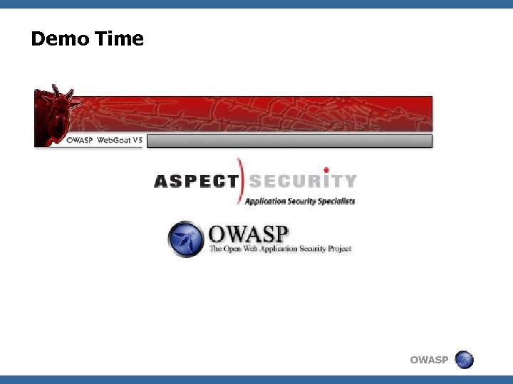 Demo Time OWASP 