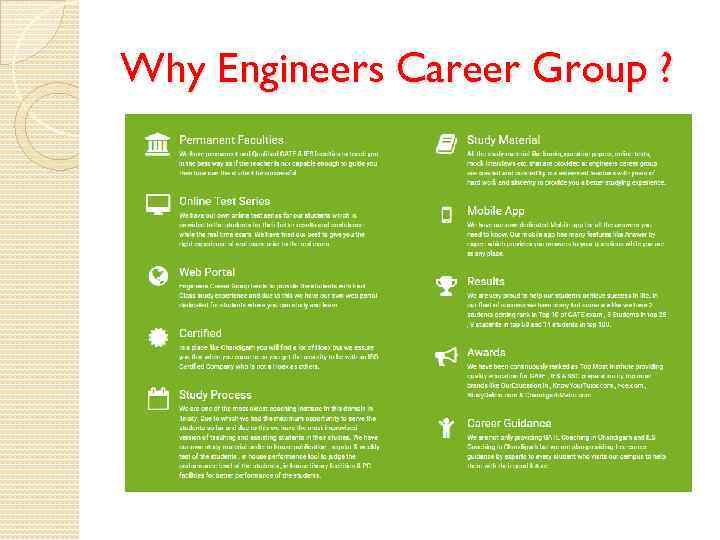 Why Engineers Career Group ? 