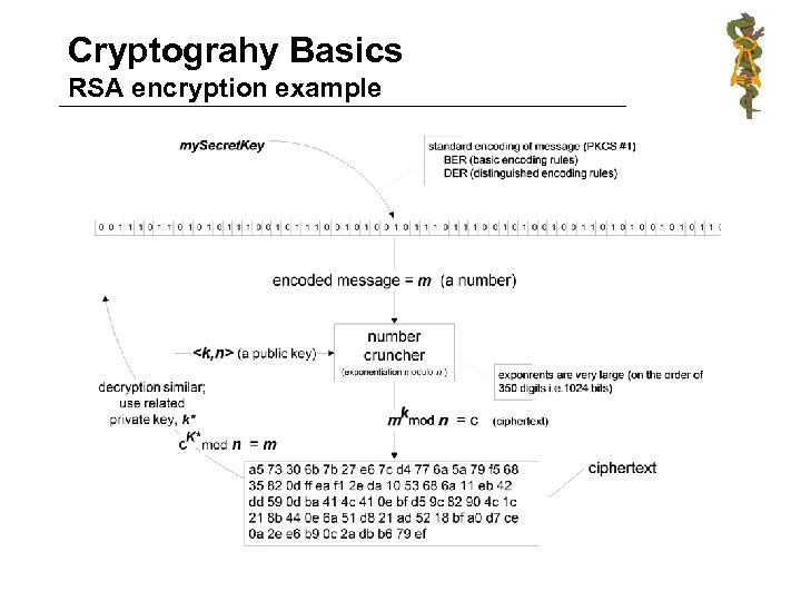 Cryptograhy Basics RSA encryption example 