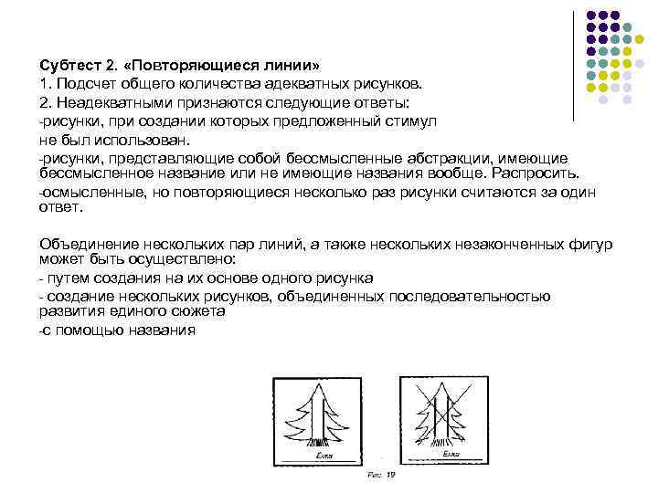 Субтест торренса создание рисунка