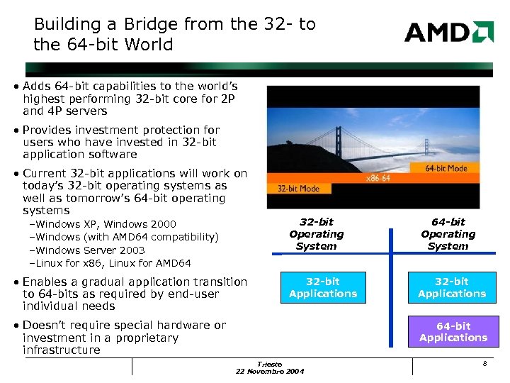 Building a Bridge from the 32 - to the 64 -bit World • Adds