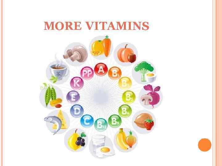 MORE VITAMINS 