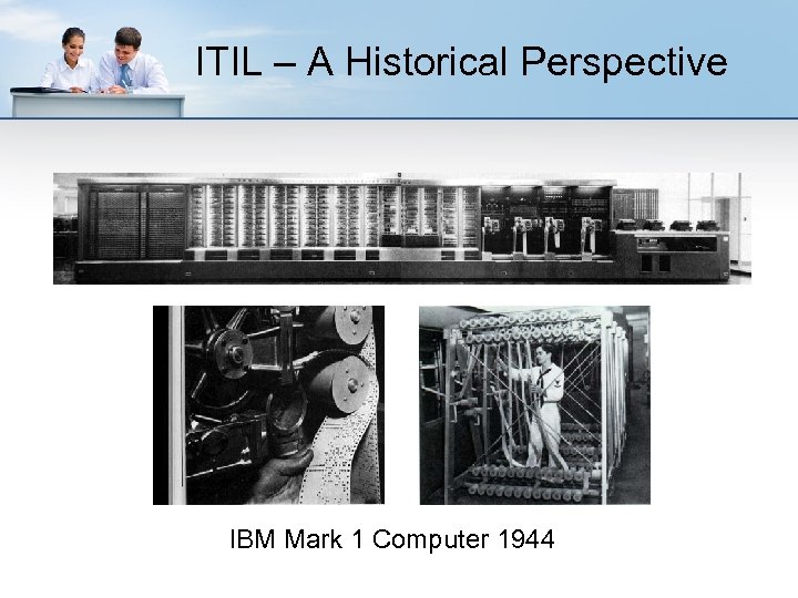 ITIL – A Historical Perspective IBM Mark 1 Computer 1944 