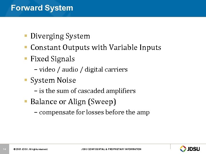Forward System § Diverging System § Constant Outputs with Variable Inputs § Fixed Signals