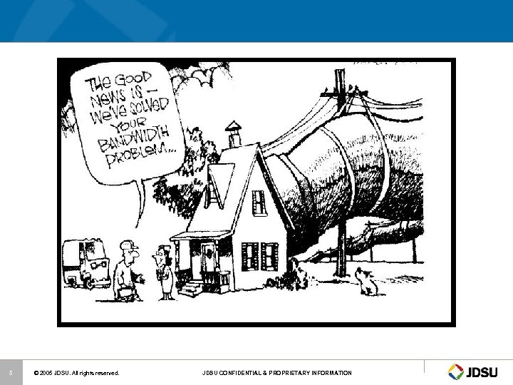 5 © 2005 JDSU. All rights reserved. JDSU CONFIDENTIAL & PROPRIETARY INFORMATION 