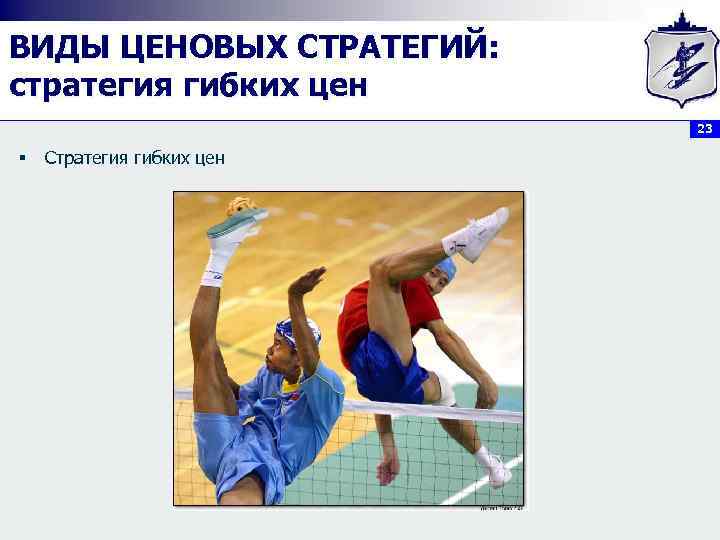 ВИДЫ ЦЕНОВЫХ СТРАТЕГИЙ: стратегия гибких цен 23 § Стратегия гибких цен 