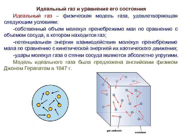 Средняя энергия хаотического теплового движения одной молекулы