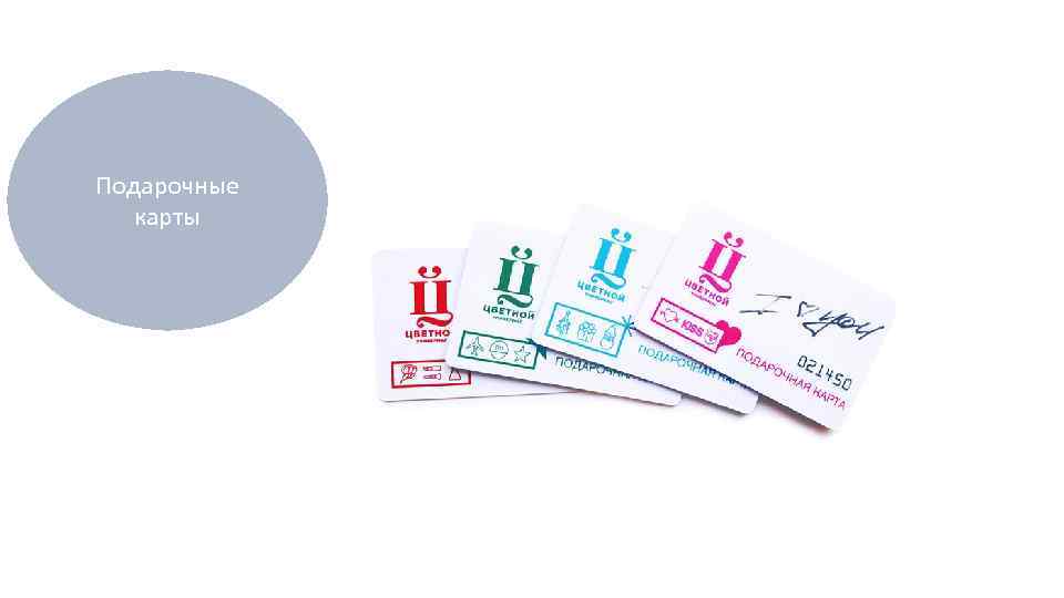 Подарочные карты 