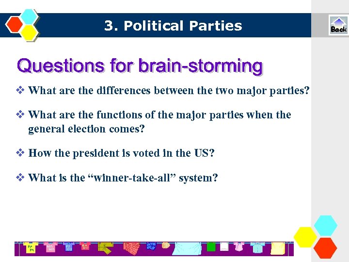 3. Political Parties What are the differences between the two major parties? What are