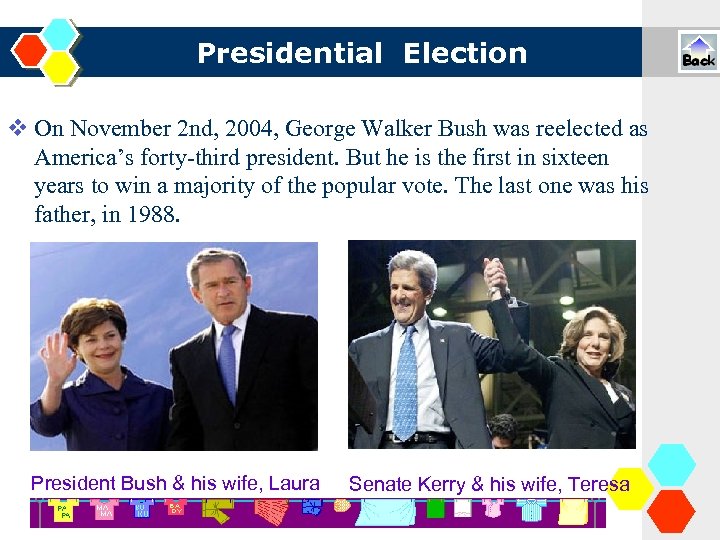 Presidential Election On November 2 nd, 2004, George Walker Bush was reelected as America’s