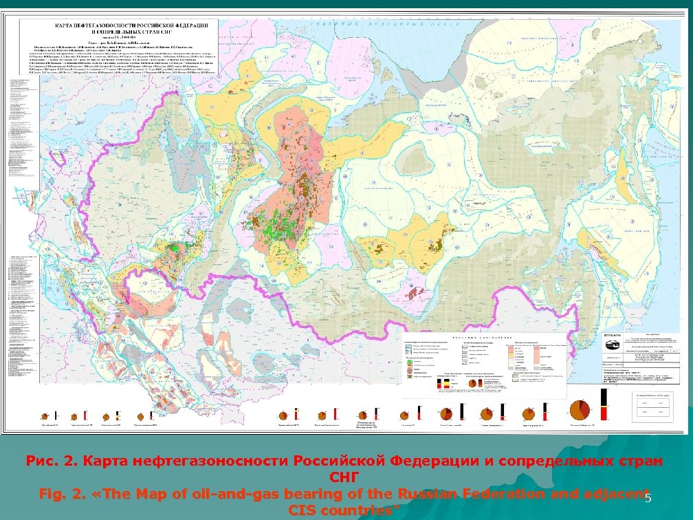 Карта нефтегазоносности сибирской платформы