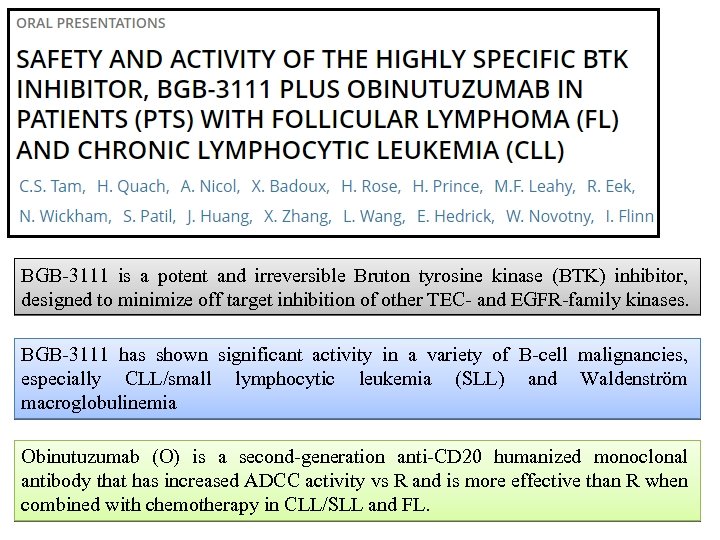 BGB-3111 is a potent and irreversible Bruton tyrosine kinase (BTK) inhibitor, designed to minimize