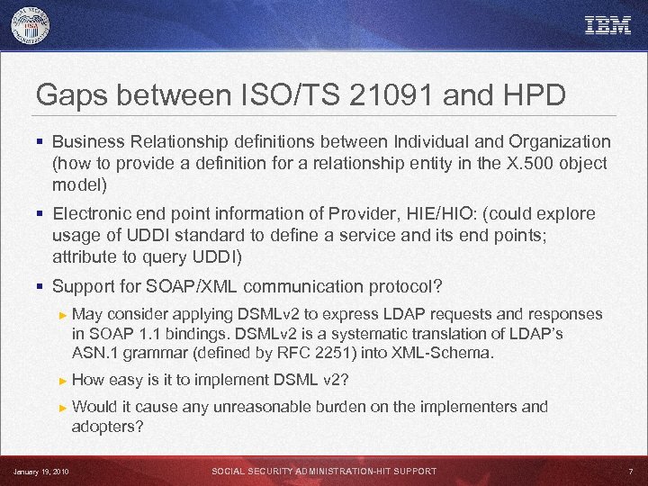 Gaps between ISO/TS 21091 and HPD § Business Relationship definitions between Individual and Organization