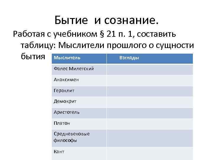 Заполните таблицу мыслители и художники раннего возрождения