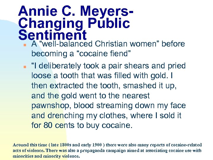 Annie C. Meyers. Changing Public Sentiment Christian women” before A “well-balanced n n becoming