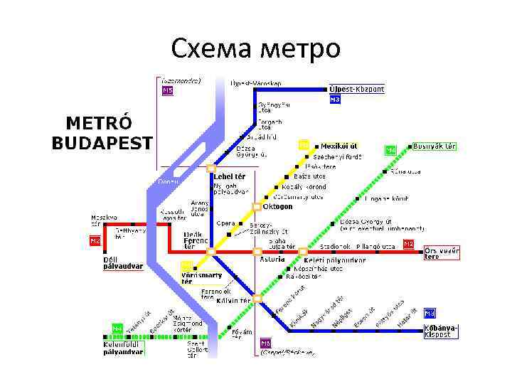 Схема метро 